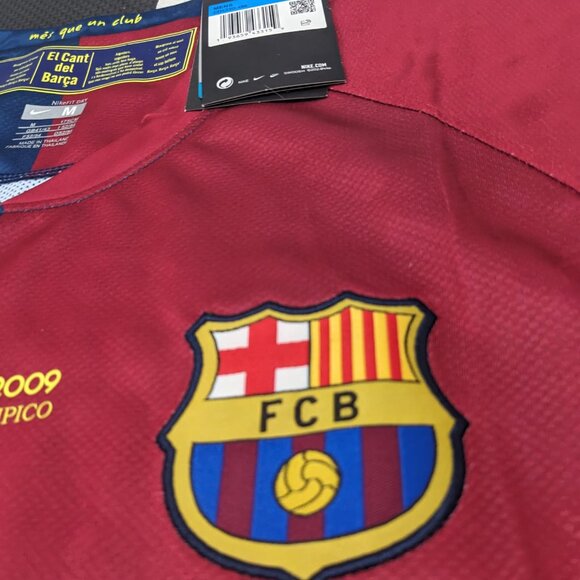 FC Barcelona 2008/09 Messi #10 UEFA Champions League Home Jersey - Picture 7 of 11